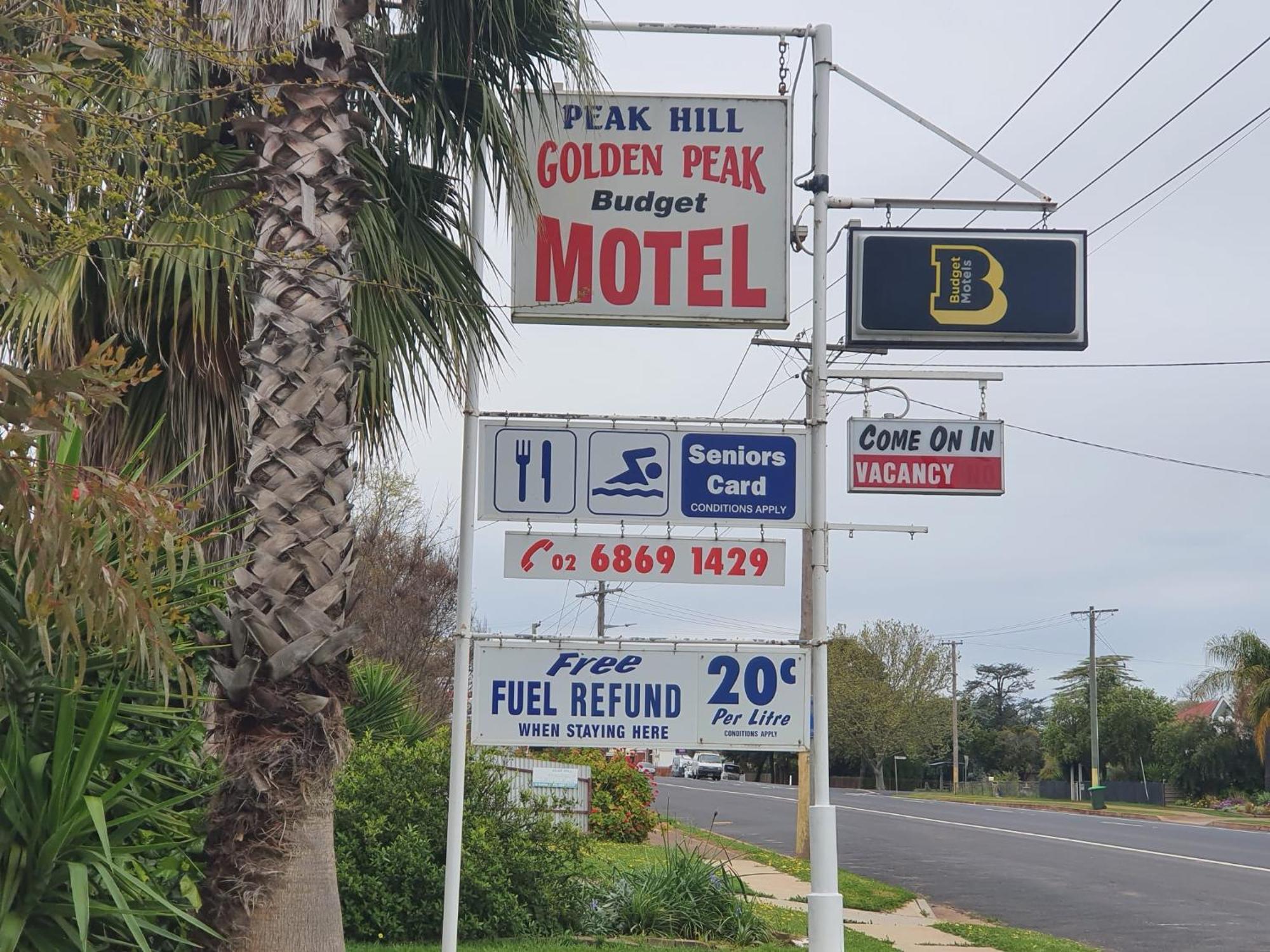Golden Peak Motel Peakhill Peak Hill Exterior foto